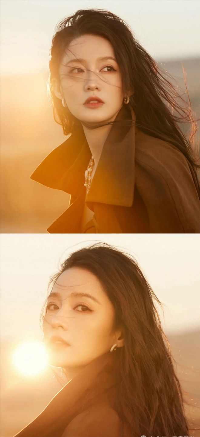 ：“风衣+靴子”照着穿显高显瘦还减龄开元棋牌网站李沁带火了一种时髦穿搭(图4)