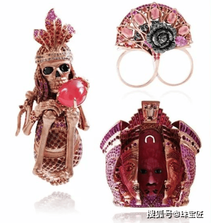 吸睛神器！60款高级感搭配做全场最时髦的“鬼”！开元棋牌app颠覆你想象的万圣节珠宝！派对炸街(图5)
