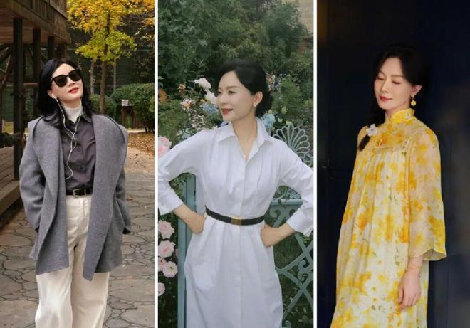 艳了：穿搭明艳却不显花哨气质是真好！开元ky棋牌看48岁陈数被她穿搭惊(图10)