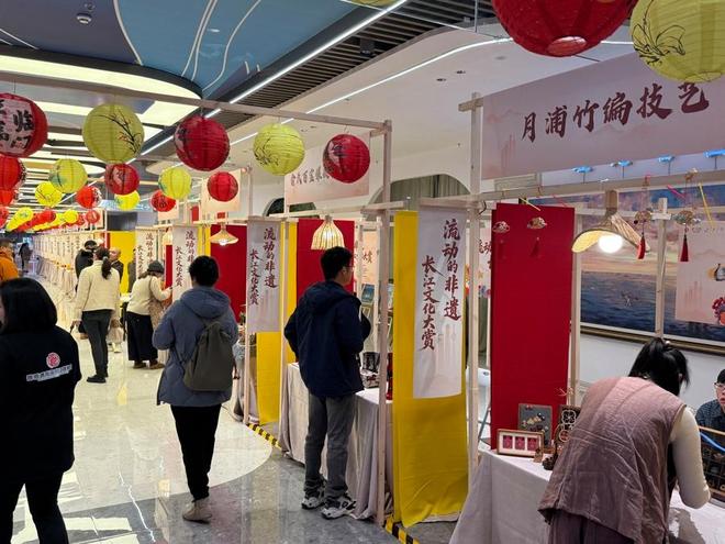 船模型集体亮相“流动的非遗”走进商圈开元棋牌app时尚的竹编、精致的古(图2)